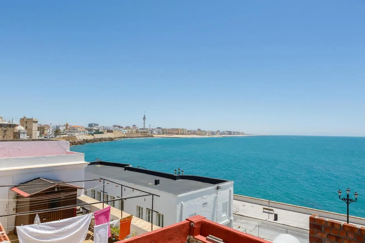 Loft In Traditional Casa Patio Apartment Cadiz